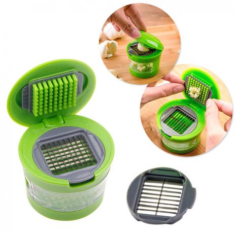 Cortador Fatiador de Alho Garlic Cutter com Duas Laminas em Aco Inox Verde  Hudson é boa?
