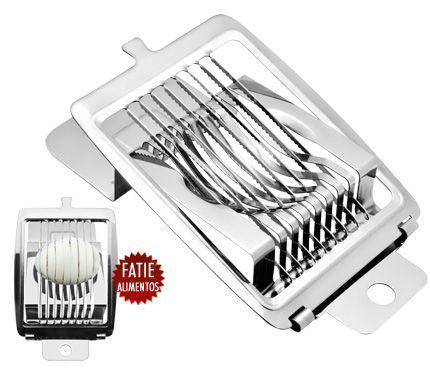 Cortador Fatiador de Ovos - Mak Inox Menor preço em Cortador Fatiador de Ovos - Mak Inox