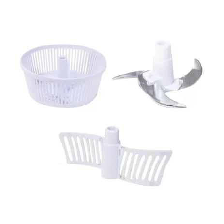 Cortador Nicer Secador Centrifuga 4 Em 1 Seca Salada - Mc Menor preço em Cortador Nicer Secador Centrifuga 4 Em 1 Seca Salada - Mc