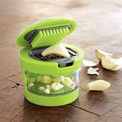 Cortador picador de alho gourmet com 2 lâminas - Weecook Menor preço em Cortador picador de alho gourmet com 2 lâminas - Weecook