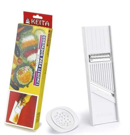 Cortador Ralador Frutas e Legumes e Frios 2 Faces - 1031 - Keita Menor preço em Cortador Ralador Frutas e Legumes e Frios 2 Faces - 1031 - Keita