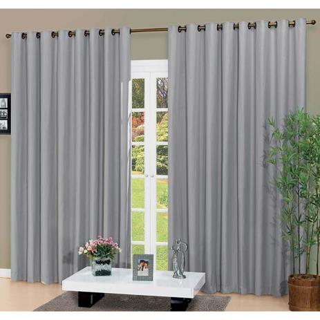 Cortina 2.00m x 1.80m Versátille Prata - Juma Menor preço em Cortina 2.00m x 1.80m Versátille Prata - Juma