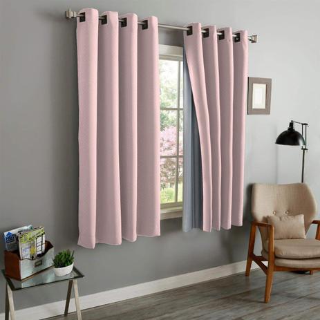 Menor preço em Cortina 2 Folhas Blackout 180cmx240cm Tecelagem Damata Pietra