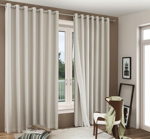 Cortina 5,00x2,20 Para Sala ou Quarto de Voil com Blackout Tecido - Ornato cortinas Menor preço em Cortina 5,00x2,20 Para Sala ou Quarto de Voil com Blackout Tecido - Ornato cortinas