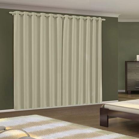 Cortina Adomes Blackout Tecido M7014 300x260 Bege Menor preço em Cortina Adomes Blackout Tecido M7014 300x260 Bege