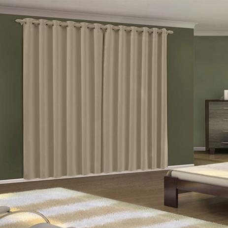 Cortina Adomes Blackout Tecido M7014 300x260 Caqui Menor preço em Cortina Adomes Blackout Tecido M7014 300x260 Caqui