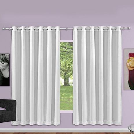 Cortina Adomes com Voil Corta Luz Black Out 1,80x2,00 Branco é boa?