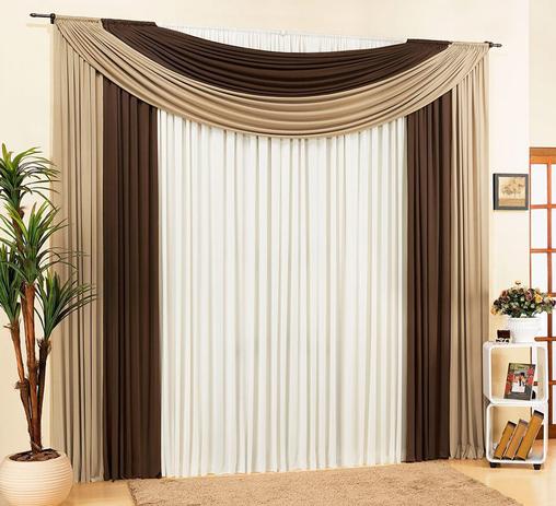 Cortina Alice 2,00m x 1,70m Bege Tabaco Tecido Malha Liso Para Sala ou Quarto - Cor e brilho Menor preço em Cortina Alice 2,00m x 1,70m Bege Tabaco Tecido Malha Liso Para Sala ou Quarto - Cor e brilho