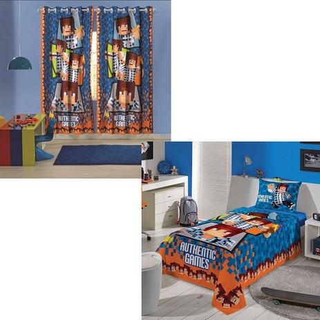 cortina authentic games 3,00 x 2,10 + jogo de cama lepper é ruim? cortina authentic games 3,00 x 2,10 + jogo de cama lepper é boa?