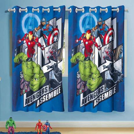 Cortina Avengers Assemble Os Vingadores 3,00 X 1,80 Lepper é boa?