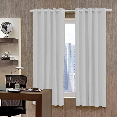 Cortina Bella Janela 240x170 cm Pratika Uni Rubi Branco Menor preço em Cortina Bella Janela 240x170 cm Pratika Uni Rubi Branco