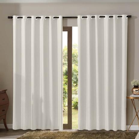 Cortina Bella Janela 360x250 cm Pratika Uni Nice Branco Menor preço em Cortina Bella Janela 360x250 cm Pratika Uni Nice Branco