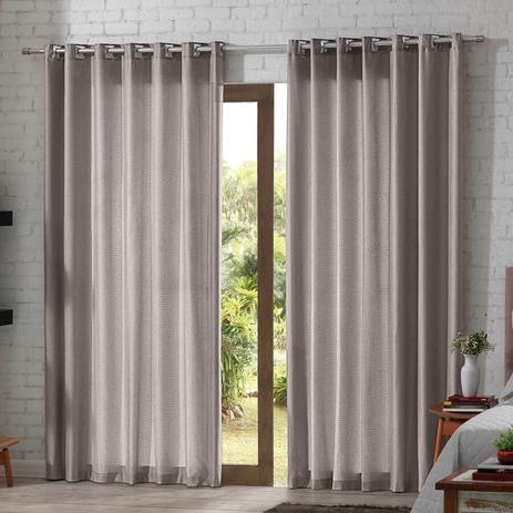 Cortina Bella Janela 420x230 cm Pratika Uni Stark Nude Menor preço em Cortina Bella Janela 420x230 cm Pratika Uni Stark Nude