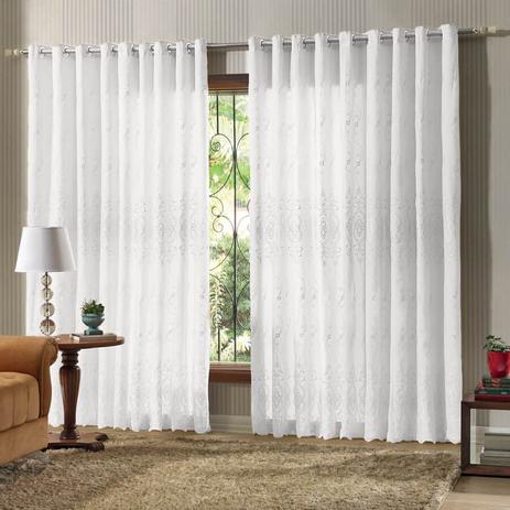 Cortina Bella Janela 420x250 cm Duplex Valência Branco 01 é boa?