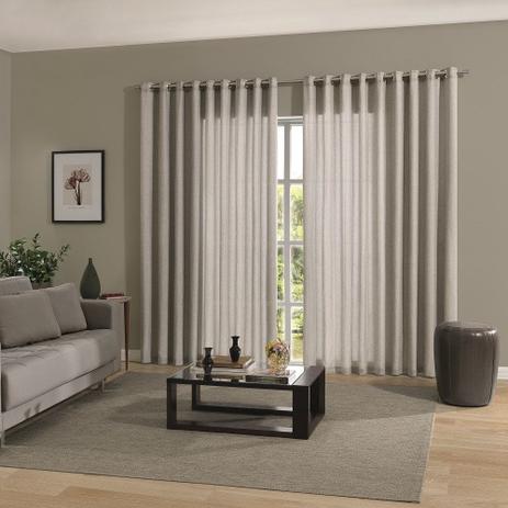 Cortina Bella Janela Pratika Corta-luz Blackout 3,00x2,30m Novara Cinza Menor preço em Cortina Bella Janela Pratika Corta-luz Blackout 3,00x2,30m Novara Cinza