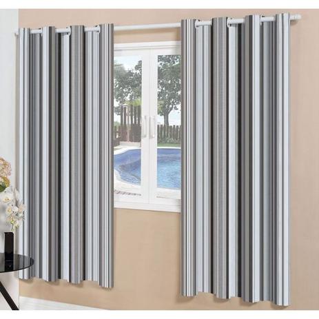 Cortina Blackout 2,00m x 1,60m - Corta Luz 100 PVC - Listrado - Cortibella Menor preço em Cortina Blackout 2,00m x 1,60m - Corta Luz 100 PVC - Listrado - Cortibella