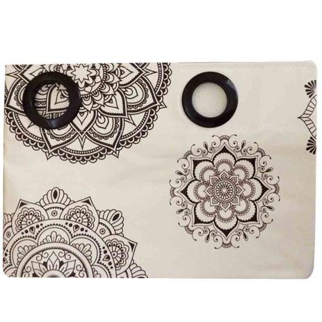 Cortina Blackout 280 x 180cm Eclipse Estampado Mehndi Café - Izaltex é boa?
