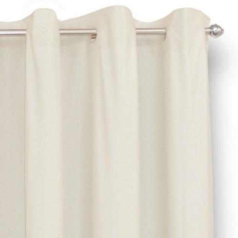 Cortina Blackout 2,80x1,80 Corta Luz Bege Admirare Menor preço em Cortina Blackout 2,80x1,80 Corta Luz Bege Admirare