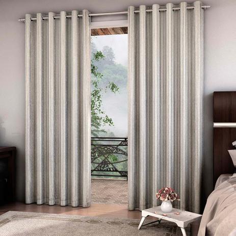 Cortina Blackout Barroco 7034 250x400 Cm Prata - Adomes Menor preço em Cortina Blackout Barroco 7034 250x400 Cm Prata - Adomes