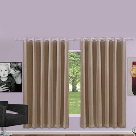 Cortina Blackout com Voil Adomes M086-14 2,20 x 2,00 Marrom Menor preço em Cortina Blackout com Voil Adomes M086-14 2,20 x 2,00 Marrom