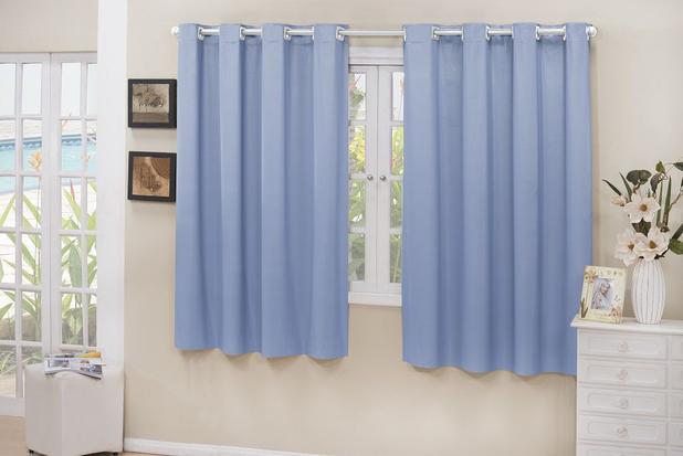 Cortina blackout corta luz  2,80 x 1,60 azul - ENXOVAIS PREARO é boa?