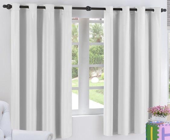 Cortina Blackout Corta Luz PVC (Plástico) Branca 1,90 x 1,60 para Varão Simples 1,50 Metros - Eddi cortinas Menor preço em Cortina Blackout Corta Luz PVC (Plástico) Branca 1,90 x 1,60 para Varão Simples 1,50 Metros - Eddi cortinas