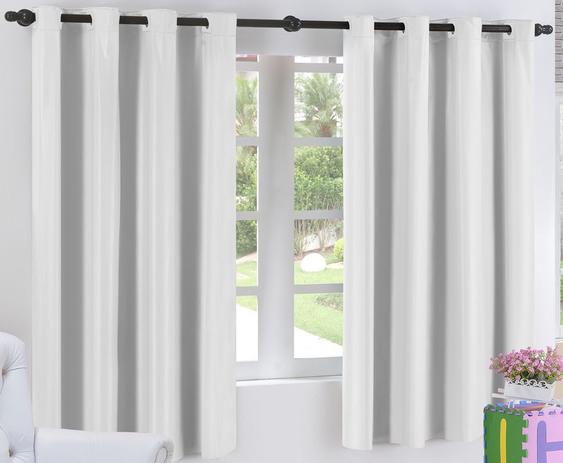 Cortina Blackout Corta Luz PVC (Plástico) Branca 2,80 x 1,60 para Varão Simples 2,00 Metros - Eddi cortinas Menor preço em Cortina Blackout Corta Luz PVC (Plástico) Branca 2,80 x 1,60 para Varão Simples 2,00 Metros - Eddi cortinas