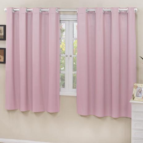 Cortina Blackout Corta Luz PVC (Plástico) Rosa 2,20 x 1,30 para Varão Simples 1,50 Metros - Fêffo cortinas é boa?