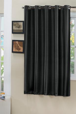 Cortina Blackout de PVC 1,40m x 1,60m Preto - Feffo Cortinas Menor preço em Cortina Blackout de PVC 1,40m x 1,60m Preto - Feffo Cortinas