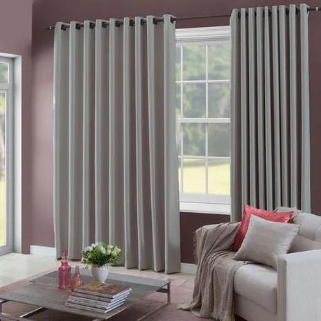 Cortina Blackout em Tecido para Quarto e Sala Bege 2m com Ilhos Cotex Menor preço em Cortina Blackout em Tecido para Quarto e Sala Bege 2m com Ilhos Cotex