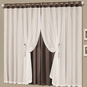 Cortina Blackout Idealle Tabaco para Sala ou quarto para varão 4 metros - Tabaco - Vb Menor preço em Cortina Blackout Idealle Tabaco para Sala ou quarto para varão 4 metros - Tabaco - Vb