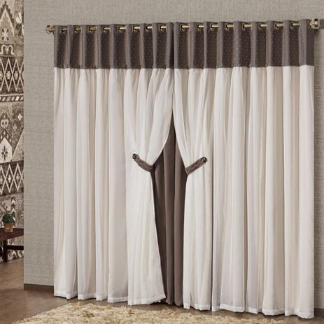 Cortina Blackout Madri 2,00m X 1,70m - Tabaco - A decorativa Menor preço em Cortina Blackout Madri 2,00m X 1,70m - Tabaco - A decorativa