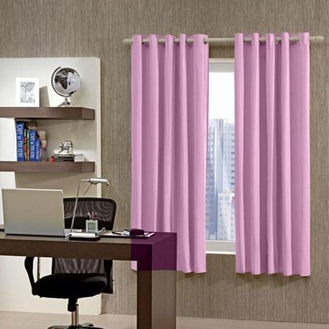 Cortina Blackout Pvc Rosa 2,60 x 2,30 Corta Luz Bella Janela Menor preço em Cortina Blackout Pvc Rosa 2,60 x 2,30 Corta Luz Bella Janela
