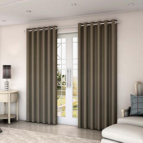 Cortina Blackout Requinte 7022 180x200 Cm Marrom - Adomes Menor preço em Cortina Blackout Requinte 7022 180x200 Cm Marrom - Adomes