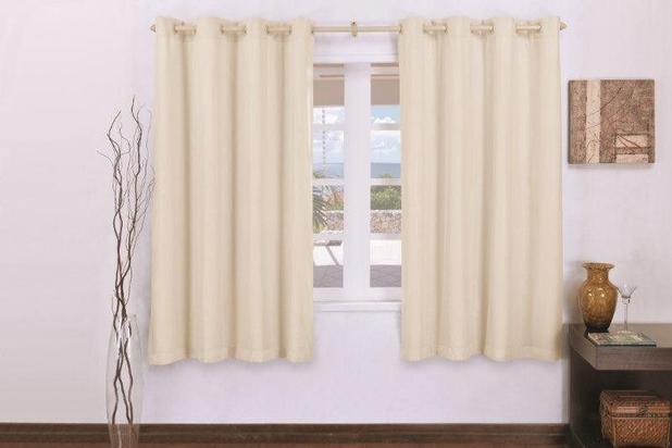 Cortina Blackout Sala/Quarto em Tecido 200 x180 Bege Claro Admirare Menor preço em Cortina Blackout Sala/Quarto em Tecido 200 x180 Bege Claro Admirare