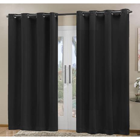 Cortina Blackout Tecido 2,00m x 1,60m - Preto - Valle Menor preço em Cortina Blackout Tecido 2,00m x 1,60m - Preto - Valle