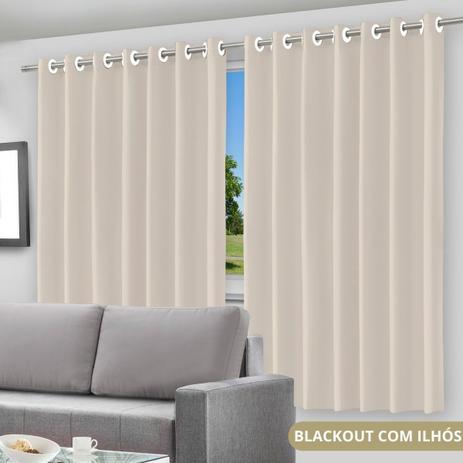 Cortina Blecaute Blackout Dupla Face com Ilhós 200x140cm Corta Luz Sala Quarto Janela 100% Pvc - Porto 7 Menor preço em Cortina Blecaute Blackout Dupla Face com Ilhós 200x140cm Corta Luz Sala Quarto Janela 100% Pvc - Porto 7