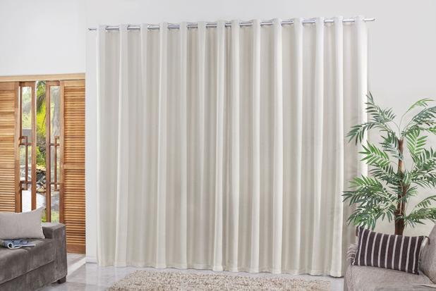 Cortina Bonita Para Quarto Ou Sala 3 00 X 2 60 Metros Blackout Em