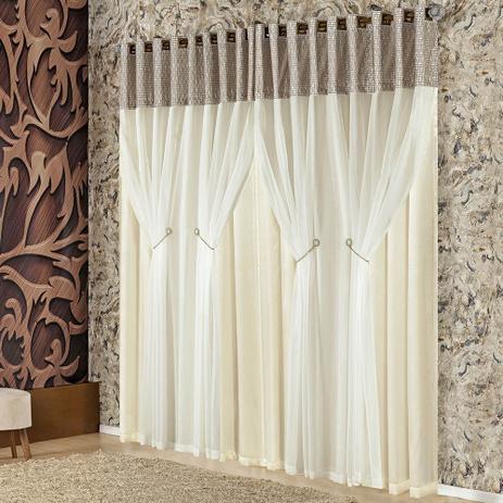 Cortina Castelari 2,00m x 1,70m Palha Sala ou Quarto Exclusiva Luxo - A decorativa é boa?