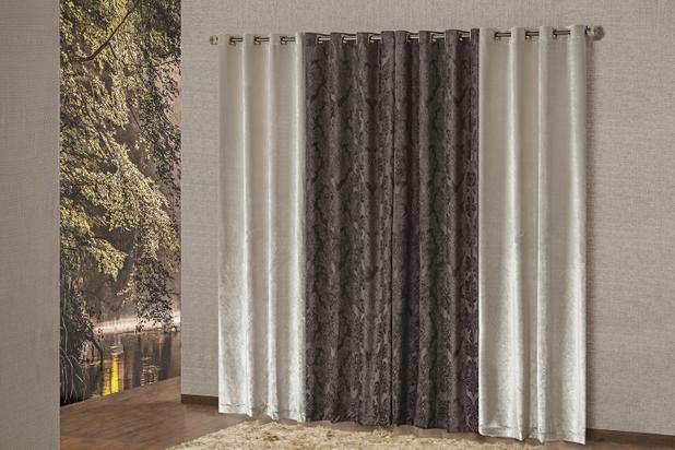 Cortina Casual de Veludo Para Varão 4,00m X 2,70m. Tabaco - Home fernandes Menor preço em Cortina Casual de Veludo Para Varão 4,00m X 2,70m. Tabaco - Home fernandes