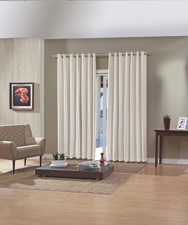 Cortina com Blackout e Voil 2,60m x 1,70m Prátika Lisa Slim Bella Janela Marfim é boa?