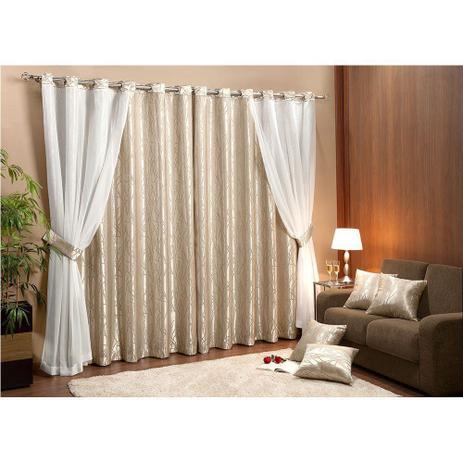 Cortina com Kit Almofada Bahamas 3m Areia - Casaborda Enxovais - Casa borda Menor preço em Cortina com Kit Almofada Bahamas 3m Areia - Casaborda Enxovais - Casa borda