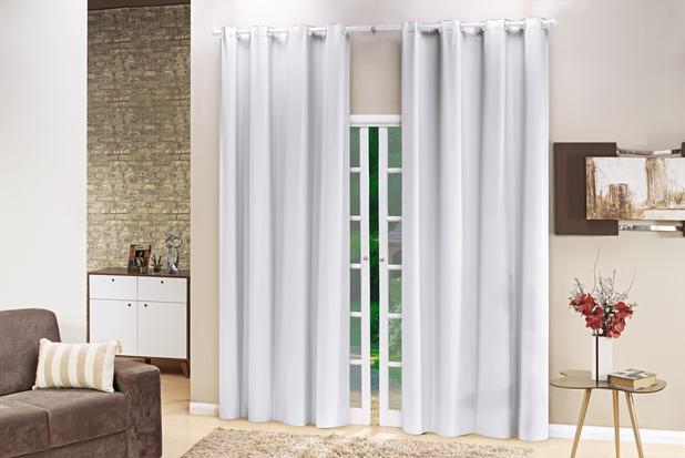 Cortina Corta Luz 100% Blackout PVC Liso 2,00mx1,30m Branco - SMD Magazine Menor preço em Cortina Corta Luz 100% Blackout PVC Liso 2,00mx1,30m Branco - SMD Magazine