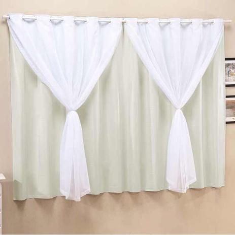 Cortina Corta Luz 2 Metros Blackout - Tecido PVC - Com Ilhós - Palha - Global é boa?