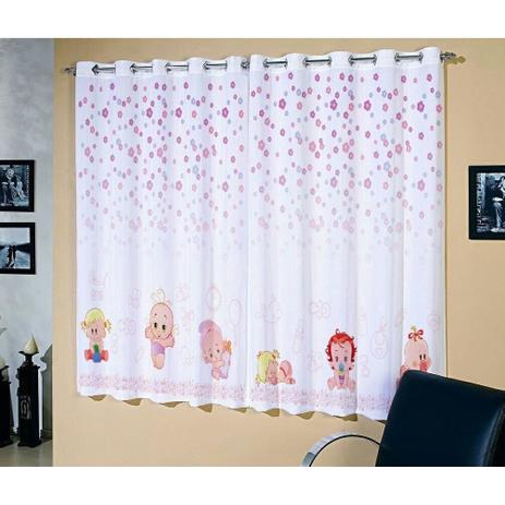 Cortina Corta Luz 2 Metros x 1,60 Metros Alt. Blackout Tecido PVC - Bebê Lilás/Rosa - Global Menor preço em Cortina Corta Luz 2 Metros x 1,60 Metros Alt. Blackout Tecido PVC - Bebê Lilás/Rosa - Global