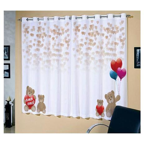 Cortina Corta Luz 2 Metros x 1,60 Metros Alt. Blackout Tecido PVC - Urso - Global Menor preço em Cortina Corta Luz 2 Metros x 1,60 Metros Alt. Blackout Tecido PVC - Urso - Global