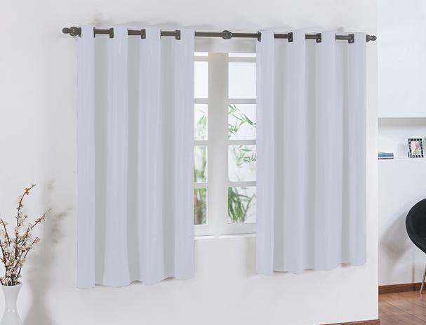 Cortina Corta Luz 2,80m X 2,80m Branco Para Varão Simples - Vilela enxovais Menor preço em Cortina Corta Luz 2,80m X 2,80m Branco Para Varão Simples - Vilela enxovais