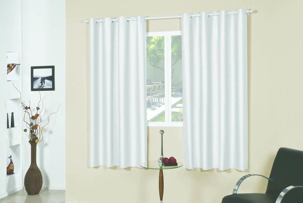 Cortina Corta Luz Blackout 2,20 X 1,30 Lisa Sala E Quarto Branca - Ibimais é boa?