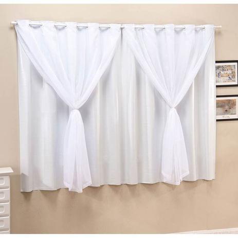 Cortina Corta Luz c/ Voil 2 Metros x 1,60 Metros Alt. - PVC - Branco (copia) - Global é ruim? Cortina Corta Luz c/ Voil 2 Metros x 1,60 Metros Alt. - PVC - Branco (copia) - Global é boa?