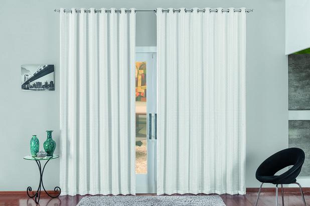 Cortina Corta Luz Com Voal Xadrez 2,00 X 1,70 Branca - Rose jordão é boa?